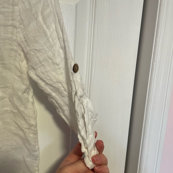 100% Linen Blouse - Picture 4 of 5